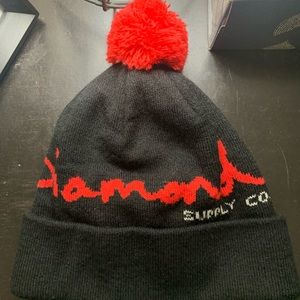 Brand new Diamond Supply co Pom beanie